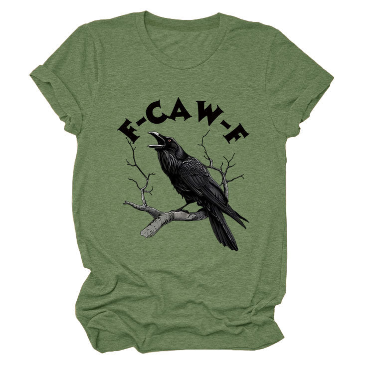 🤩Überraschungspreis: Nur 14,99 £!!🖤🐦⬛F-Caw-F Lustiges Krähen-T-Shirt