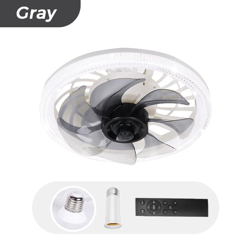 🌞Frühlingserwachen: 50% Rabatt!💡2-in-1 dimmbare Deckenventilatorlampe mit Fernbedienung – Leise, verstellbar und platzsparend
