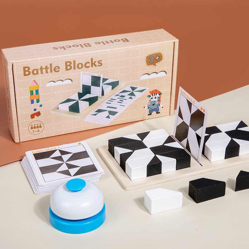 🔥Solange der Vorrat reicht 40 % Rabatt!🎉🌸Kreatives Lernpuzzleset für Kinder in Schwarz und Weiß