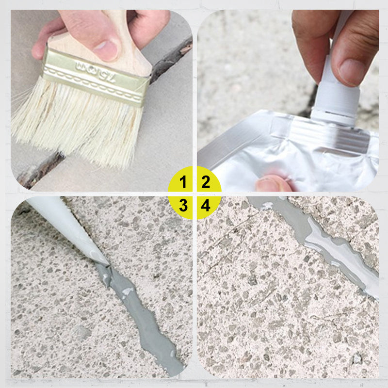 🛡️💖👷♂️Platte Beton RissWasserdicht ReparaturDichtungsmittel