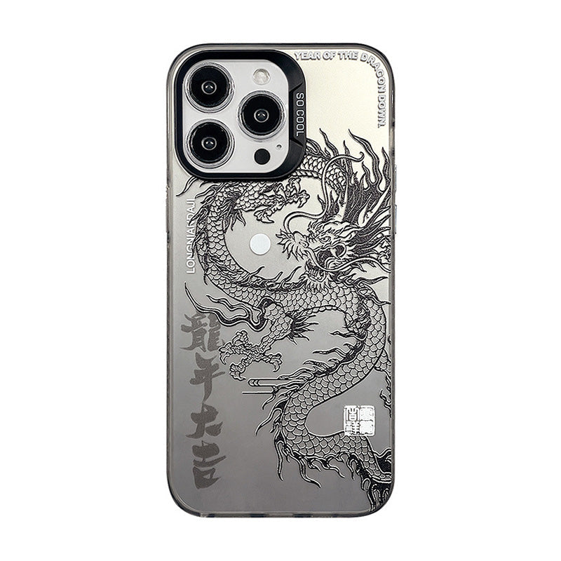 Laser Glücksdrachen-Handyhülle für iPhone