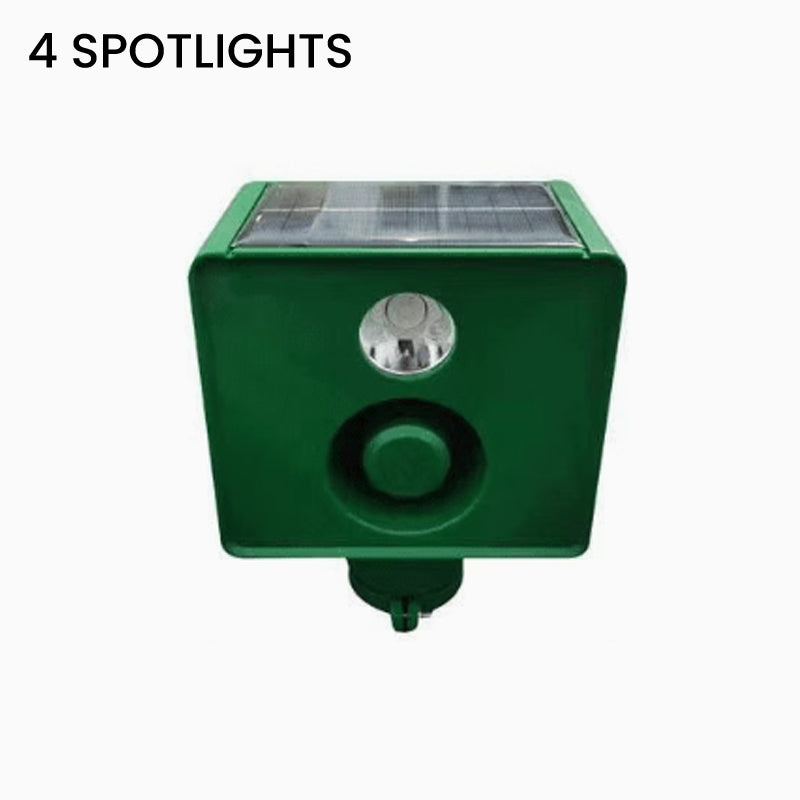 🔥Bleiben Sie im Freien sicher✅Solarbetriebene Tierabwehr-Warnlichter mit lautem Alarm