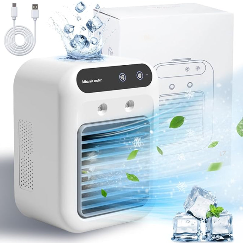 Eosnow Mini Klimaanlage 900 Ml 3 Geschwindigkeiten Niedriger Gerauschkuhlung Feuchifizierender Usb Tragbarer Kuhler 84036209