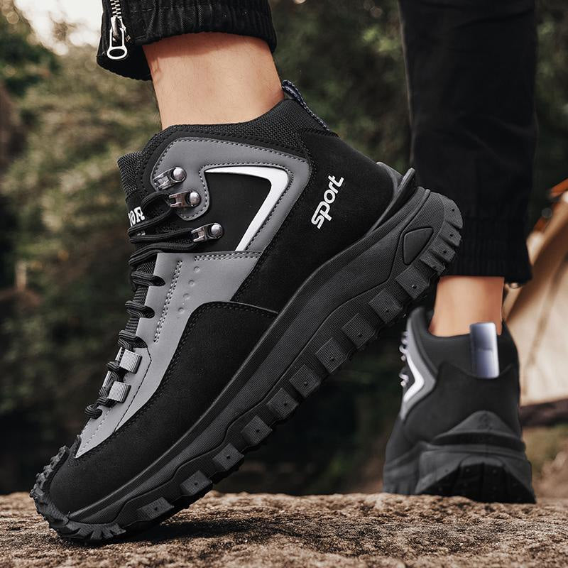 ⏰Zeitlich begrenztes Angebot 50 % Rabatt👟Herren-Outdoor-Wanderstiefel Arbeitsstiefel – wasserdicht, rutschfest, durchstichsicher und bruchsicher; korrekte Fußgewölbeunterstützung und breite Zehenkappe – geeignet für den Alltag und Outdoor-Abenteuer