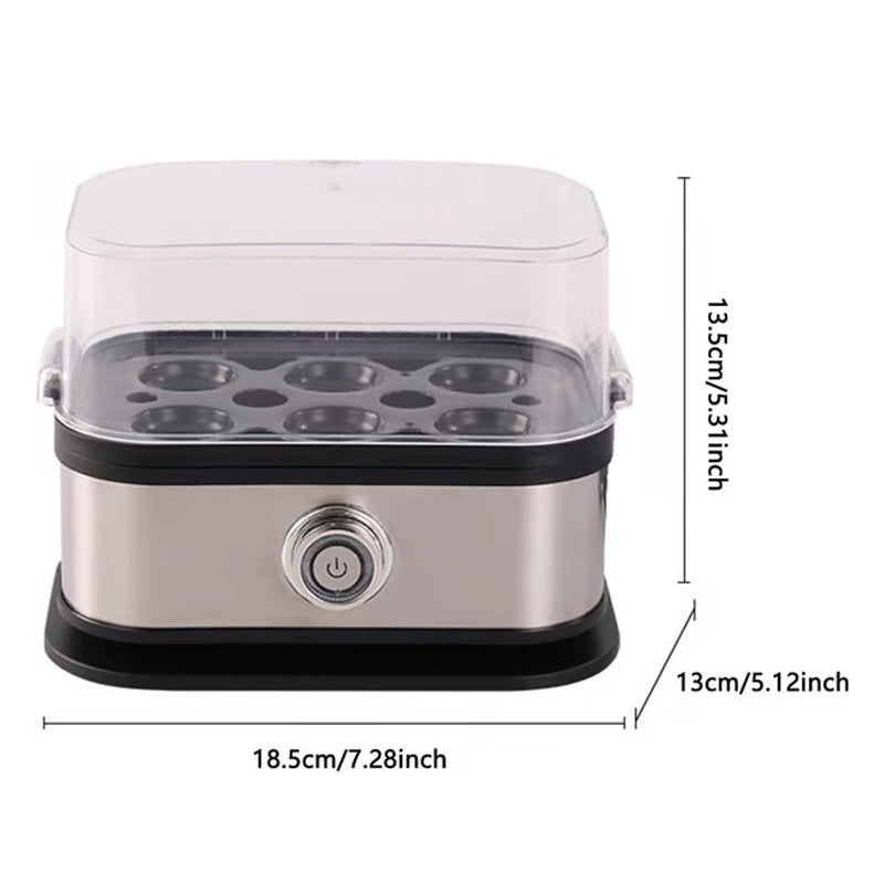 🔥2025 Heiße Produkte🔥Multifunktionaler Eierdampfer mit durchsichtigem Deckel