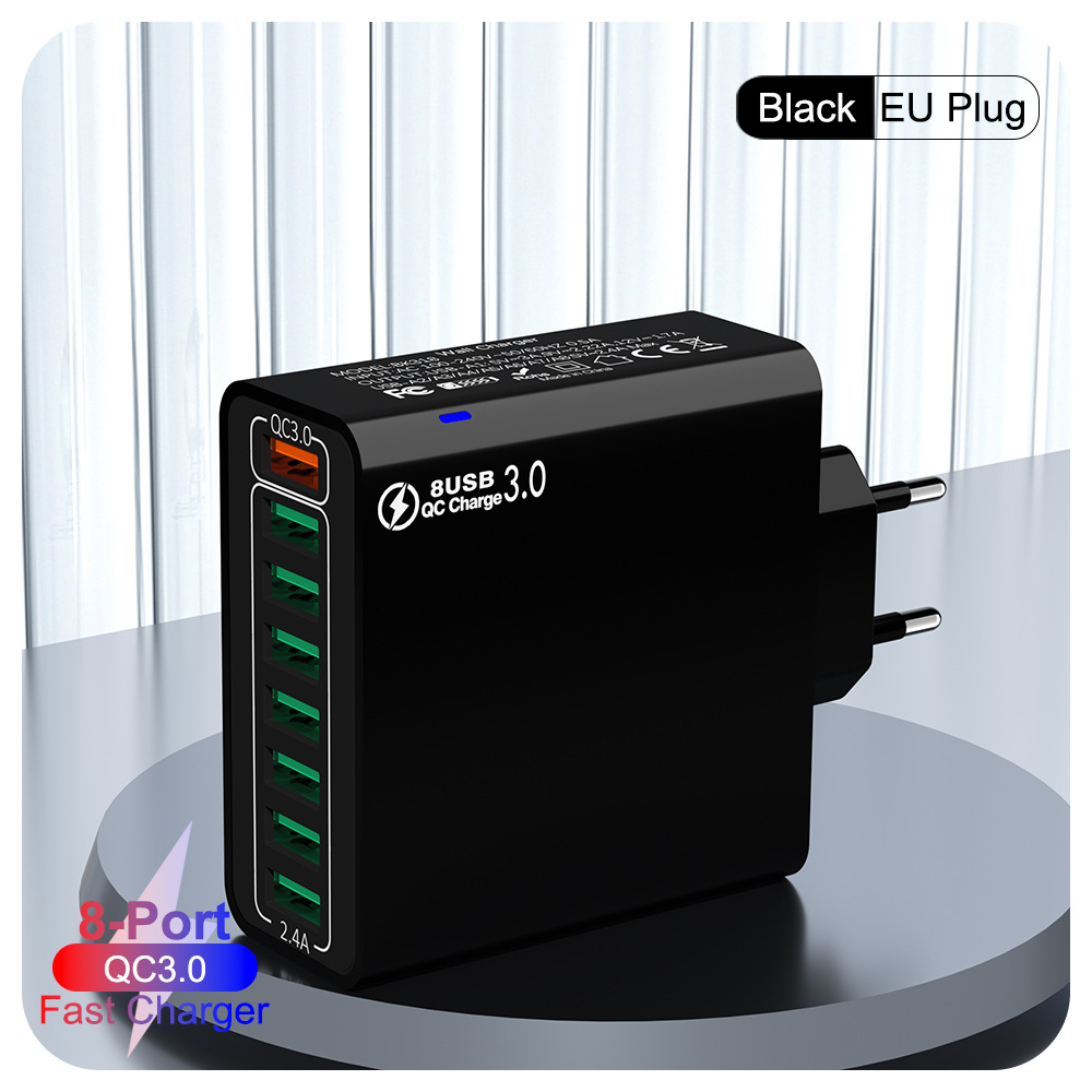 8 Ports USB Charger