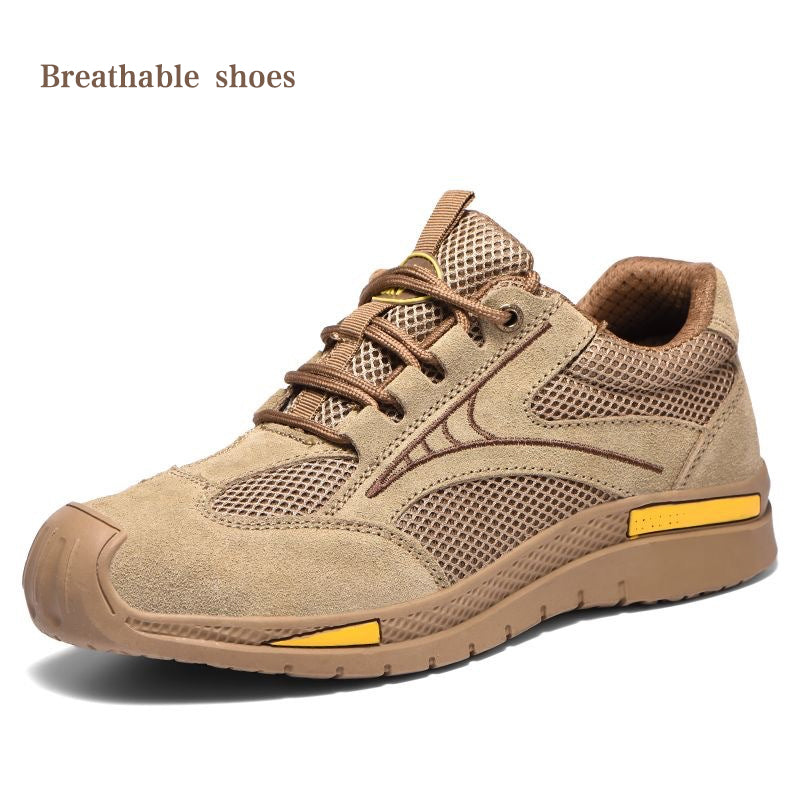 ⛰️Leichte, atmungsaktive Stahlkappen-Wanderschuhe für Männer