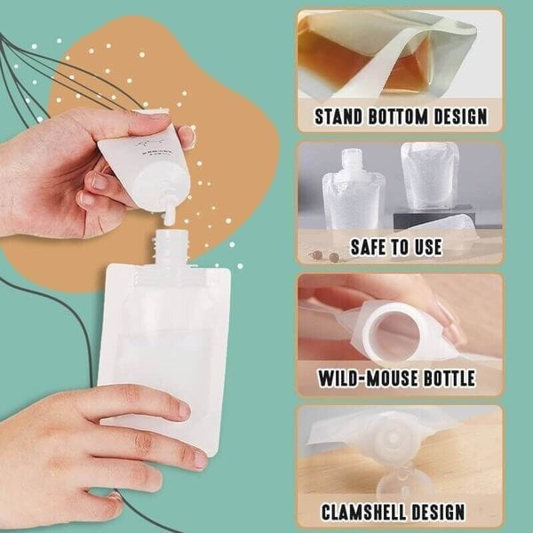 ✨Tragbare Reise-Fluid-Makeup-Verpackungstasche (10 Stck.)