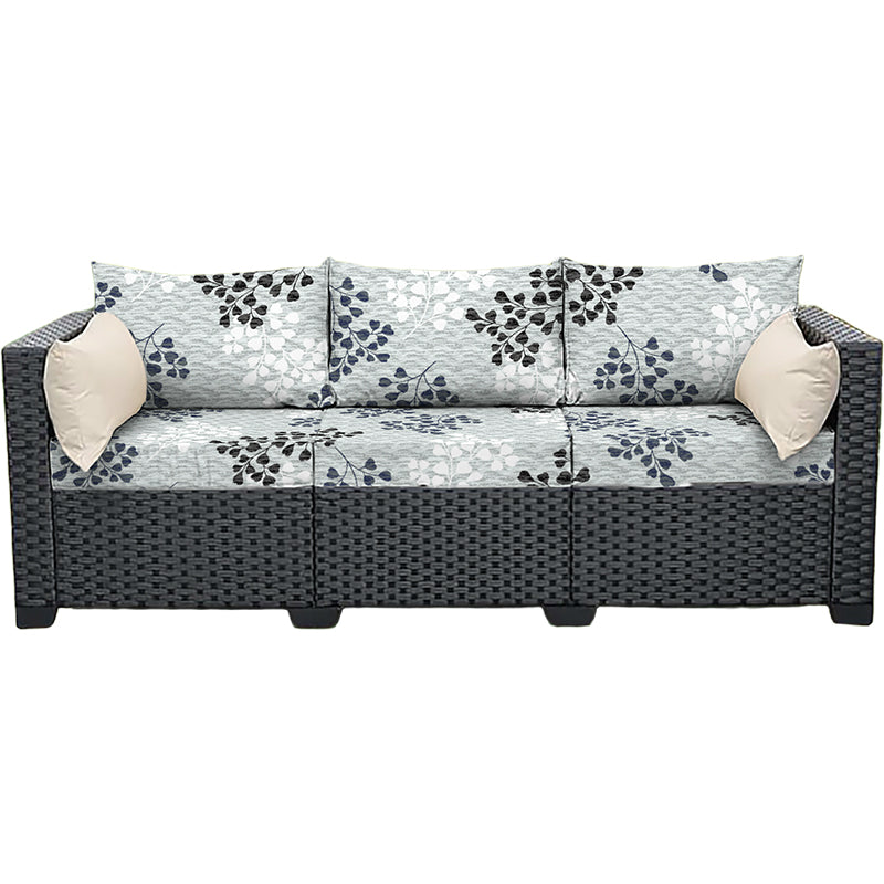 Kissenbezug mit botanischem Druck für Sofa