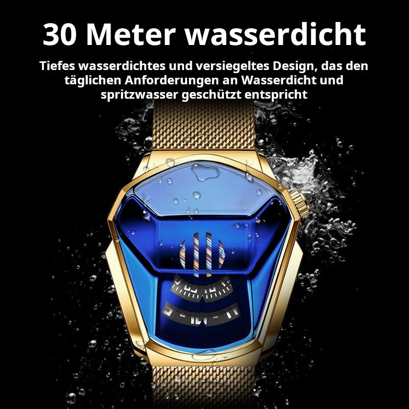 Luxus Herren Rennsport Rhombus Uhr