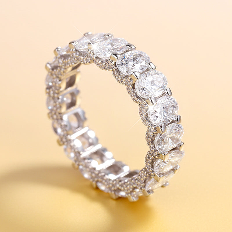 💎 50% di sconto 💍Modischer Mémoire-Ring mit glitzernden Zirkonia-Steinen