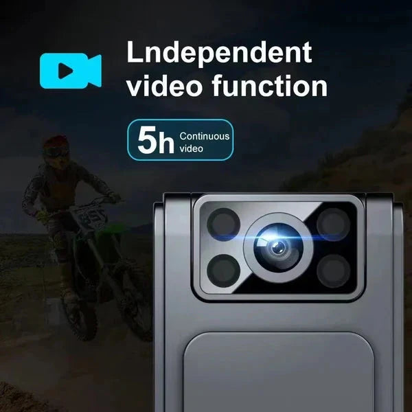 WiFi Mini-Bodycam mit 1080P – Tragbare Sport- & Outdoor-Kamera für Aufnahmen in HD 📷🚶♂️