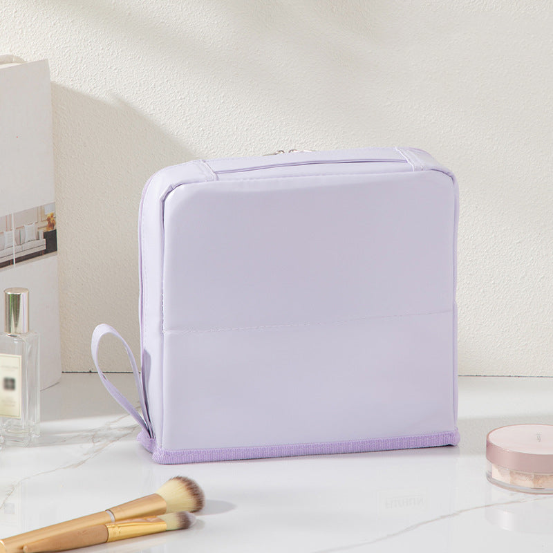 💅💄 Stilvolle, unterteilte Kosmetiktasche für die Hand|Übersichtliche Aufbewahrung für Kosmetikartikel
