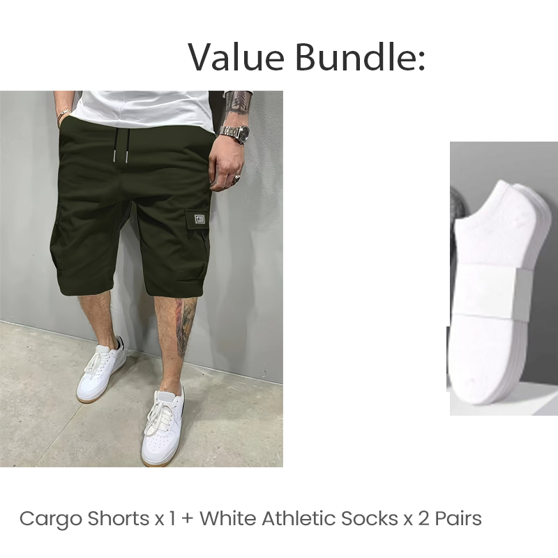 𩳠50% RABATT! â° Leichte Cargoshorts â Atmungsaktives Material & knielang â Sichere Taschen fĂŒr Handy und SchlĂŒssel â bequem den ganzen Tag, ideal fĂŒr Sommer und Reisen âïžâ