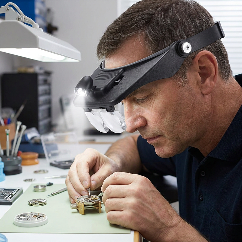 đŹ 60% RABATT! đ„ LED Stirnlupe mit 4 Wechsellinsen â FreihĂ€ndig, PrĂ€zisionszoom & integriertes Licht â Ideal fĂŒr Löten, Uhrenreparatur oder Modellbau â helle, verstellbare Beleuchtung fĂŒr feine Arbeiten âš