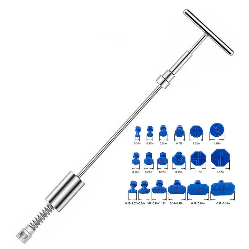 【🔥50 % Rabatt für begrenzte Zeit!🛠】 T-Bar Ausbeulwerkzeug Auto Dellen-Reparatur-Set