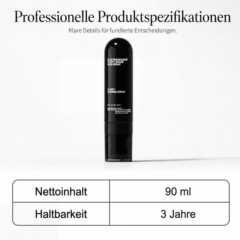 🎉Zeitlich begrenzt 💥3 kaufen, 2 gratis dazu💇🏻♀️Von Friseuren empfohlen! 🔥Styling in 3 Sekunden! Mühelos fluffige und elegante Frisuren kreieren! 👩 Volumen- und Festigungsspray mit Pfirsichduft