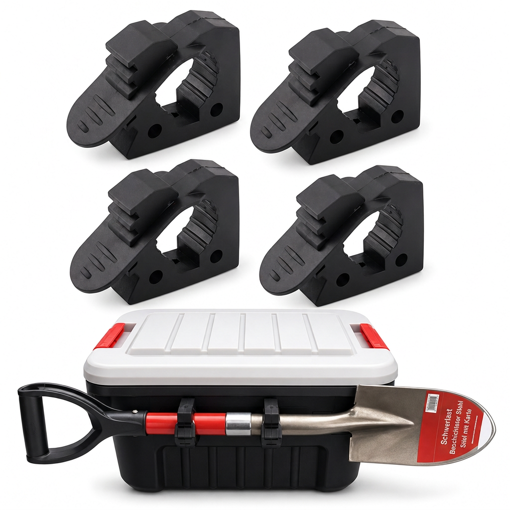 📢📢50% RABATT !!⏰Schnellinstallationswerkzeug-Klemmen Stabile Montagehalterungen für 3-4cm-Werkzeuge in Fahrzeugen und im Innenbereich
