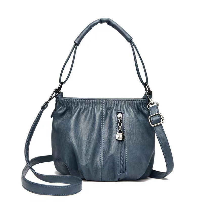 👜💼 Damen Plissee-Handtasche – Weiches Material, Mehrere Tragemöglichkeiten & Stilsicher ✨