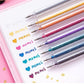 Glitzer-Gelstifte-Set