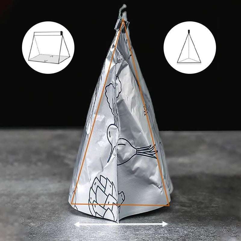 Wiederverwendbare, verschließbare Aufbewahrungsbeutel aus Aluminiumfolie