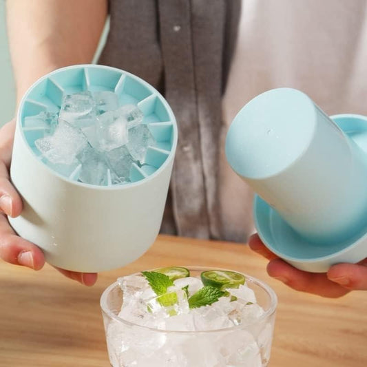 🧊Letzter Tag - Kaufen Sie 1 und erhalten Sie 1 gratis❄️Silicone IJsblokjesmaker Beker