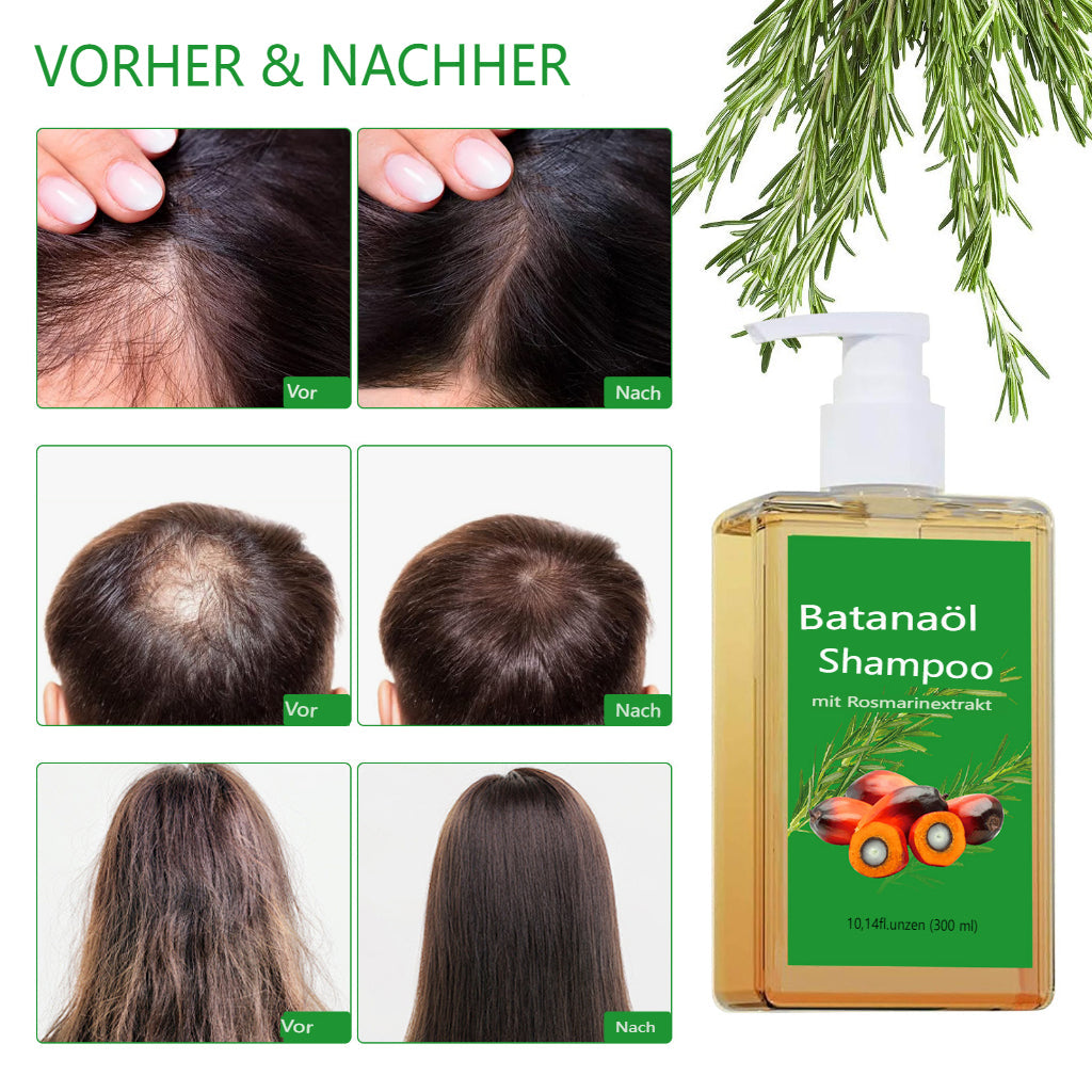 Haare stabil wie Baumwurzeln！Batana Oil Shampoo mit Rosmarinextrakt