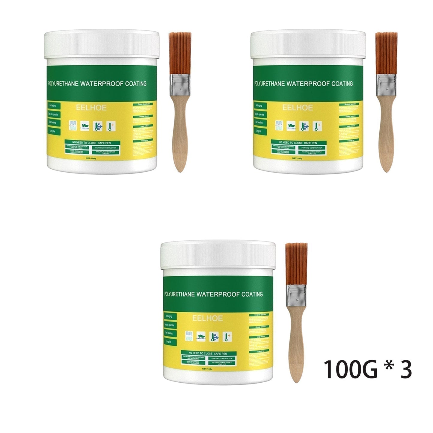 【Kaufen Sie 2 und erhalten Sie 1 gratis】 Multifunktionale transparente wasserdichte Beschichtung Jetzt bestellen und 50% sparen