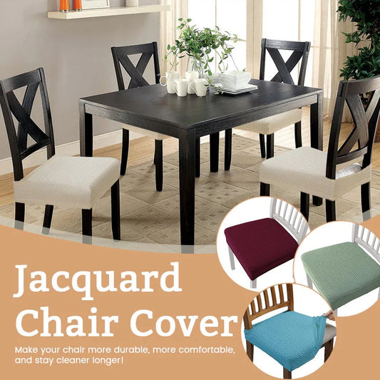 Wasserdichte Jacquard-Stuhlhussen – Langlebig, elegant und pflegeleicht 🪑 | Herbstaktion: 50% Rabatt für kurze Zeit