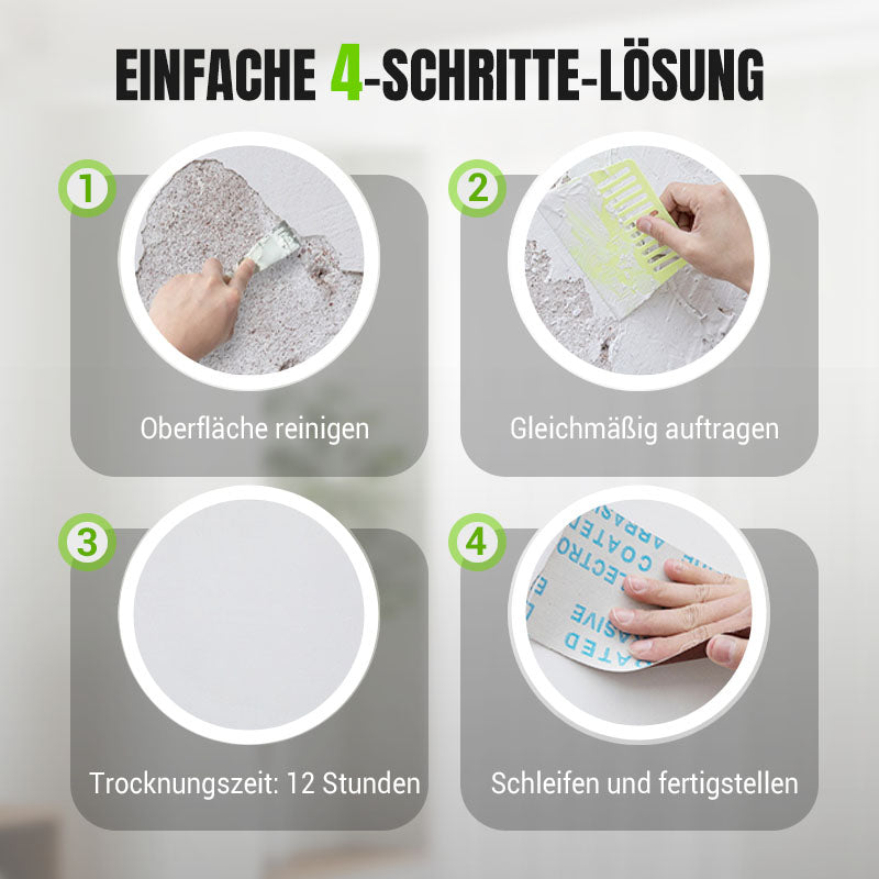 Wasserdichte & Schimmelresistente Wandreparaturpaste