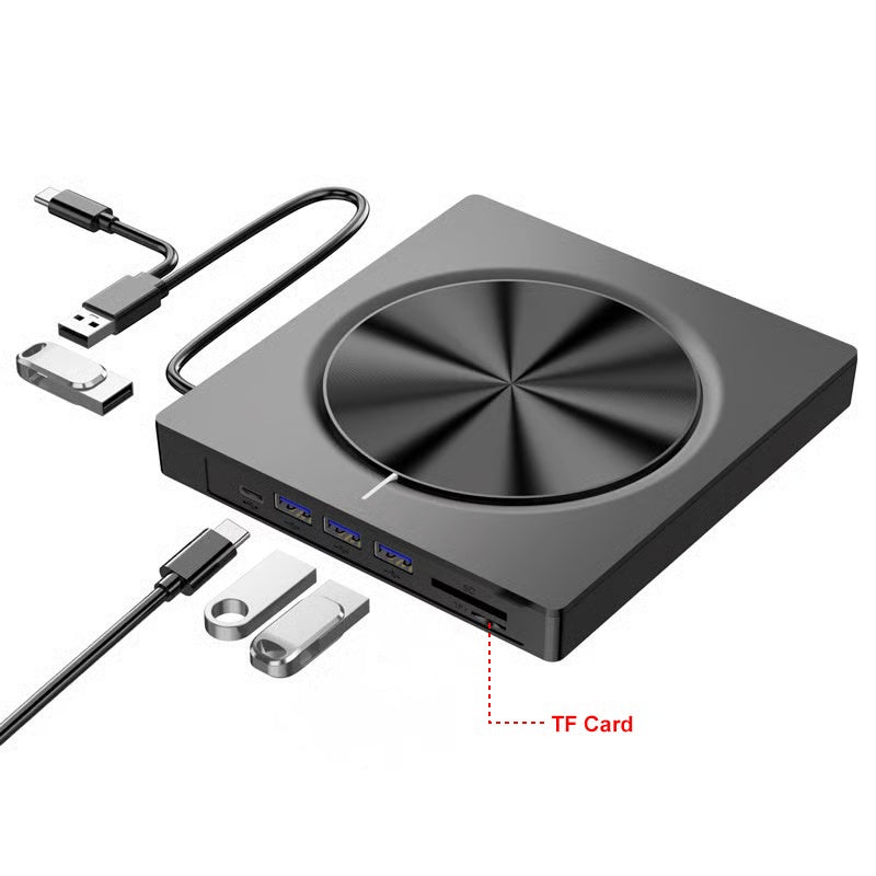 🎉 Neujahrsgeschenk – 50% RABATT!💿 USB-Externes CD/DVD-Laufwerk – Plug & Play für alte Fotos, Musik & Dateien (ohne Laufwerk am Laptop?) ✨