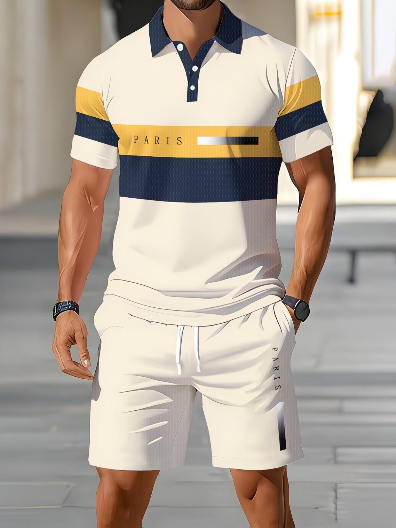 👕 2-teiliges Hemd- & Shorts-Set für Herren – bequem, atmungsaktiv & vielseitig für Sommer, Freizeit & Reisen | 50% Sommer-Sale ☀️🩳