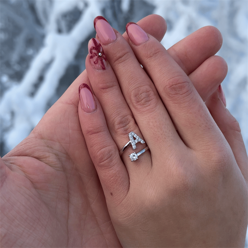 💍 50% RABATT! ❤️ Liebes-Initialen-Ring – Personalisierbar, verstellbar & perfekt als bedeutungsvolles Geschenk für dich oder deinen Lieblingsmenschen ✨