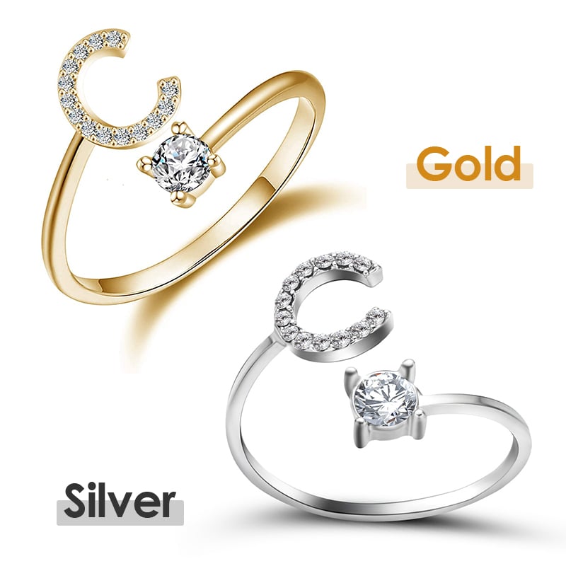 💍 50% RABATT! ❤️ Liebes-Initialen-Ring – Personalisierbar, verstellbar & perfekt als bedeutungsvolles Geschenk für dich oder deinen Lieblingsmenschen ✨