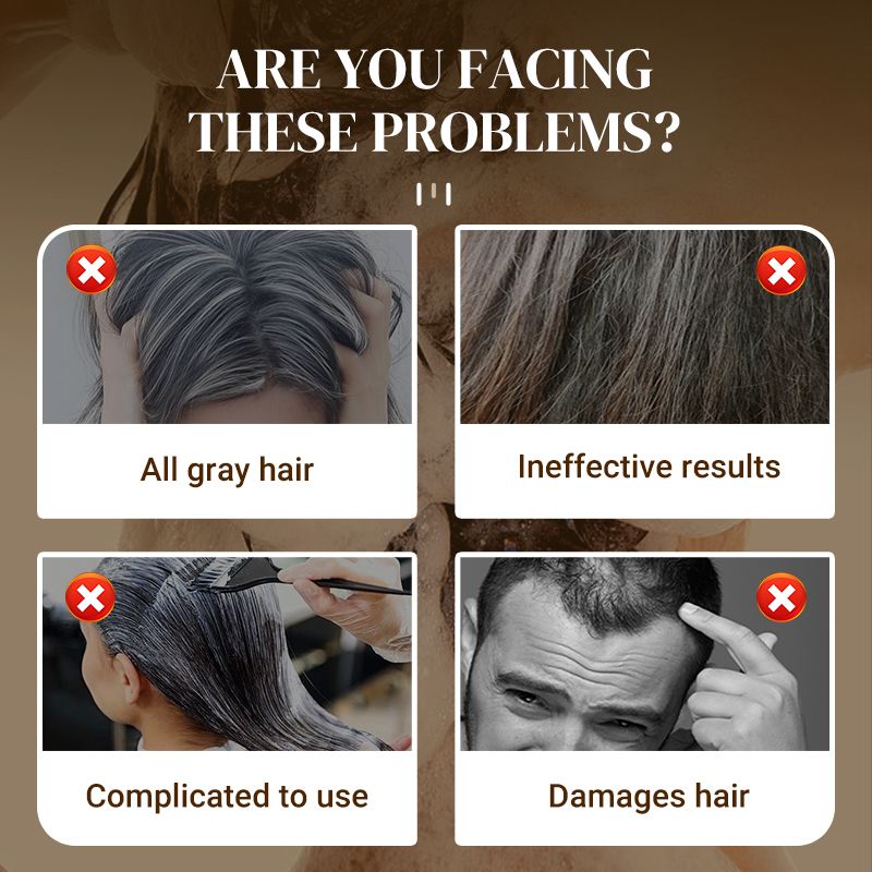 ❤️ Lang anhaltende natürliche Haarfarbe Shampoo