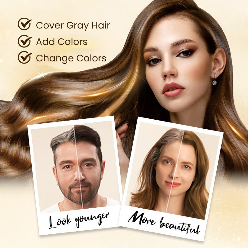 ❤️ Lang anhaltende natürliche Haarfarbe Shampoo