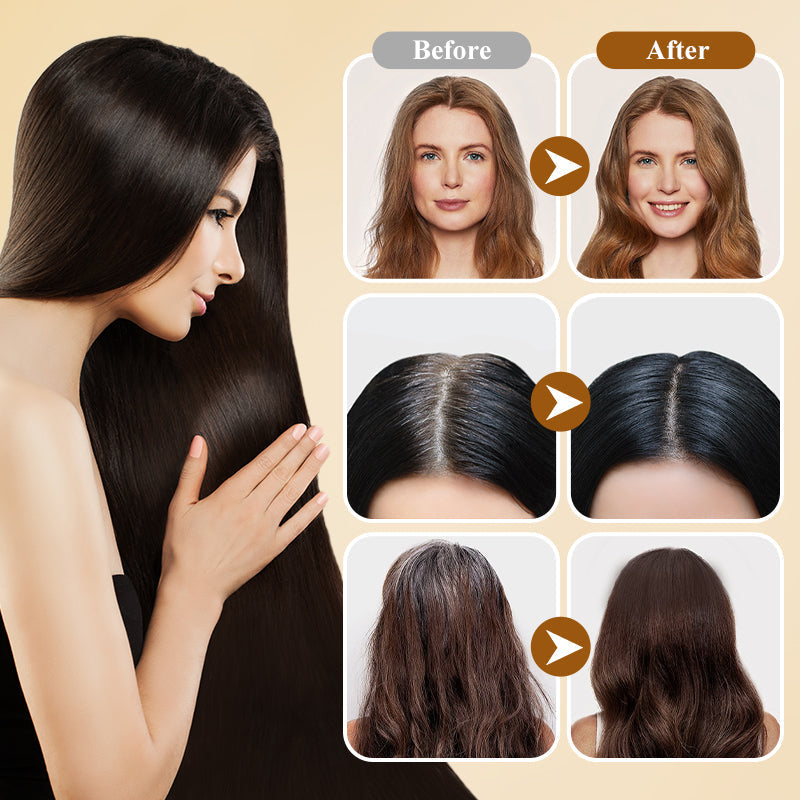 ❤️ Lang anhaltende natürliche Haarfarbe Shampoo