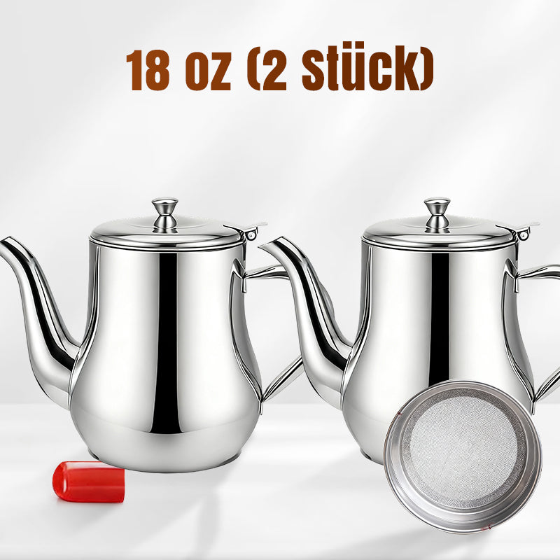 🔥🍳 BEGRENZTE STÜCKZAHL – 50% RABATT! SOLANGE DER VORRAT REICHT! Edelstahl-Ölfiltertopf – Fettfreies Frittieren, sauber & wiederverwendbar – Perfekt für Küche & Camping ✨