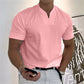 📢📢50 % RABATT! ⏰ Sportliches Herren V-Shirt aus Baumwolle – Ideal für Training & Freizeit