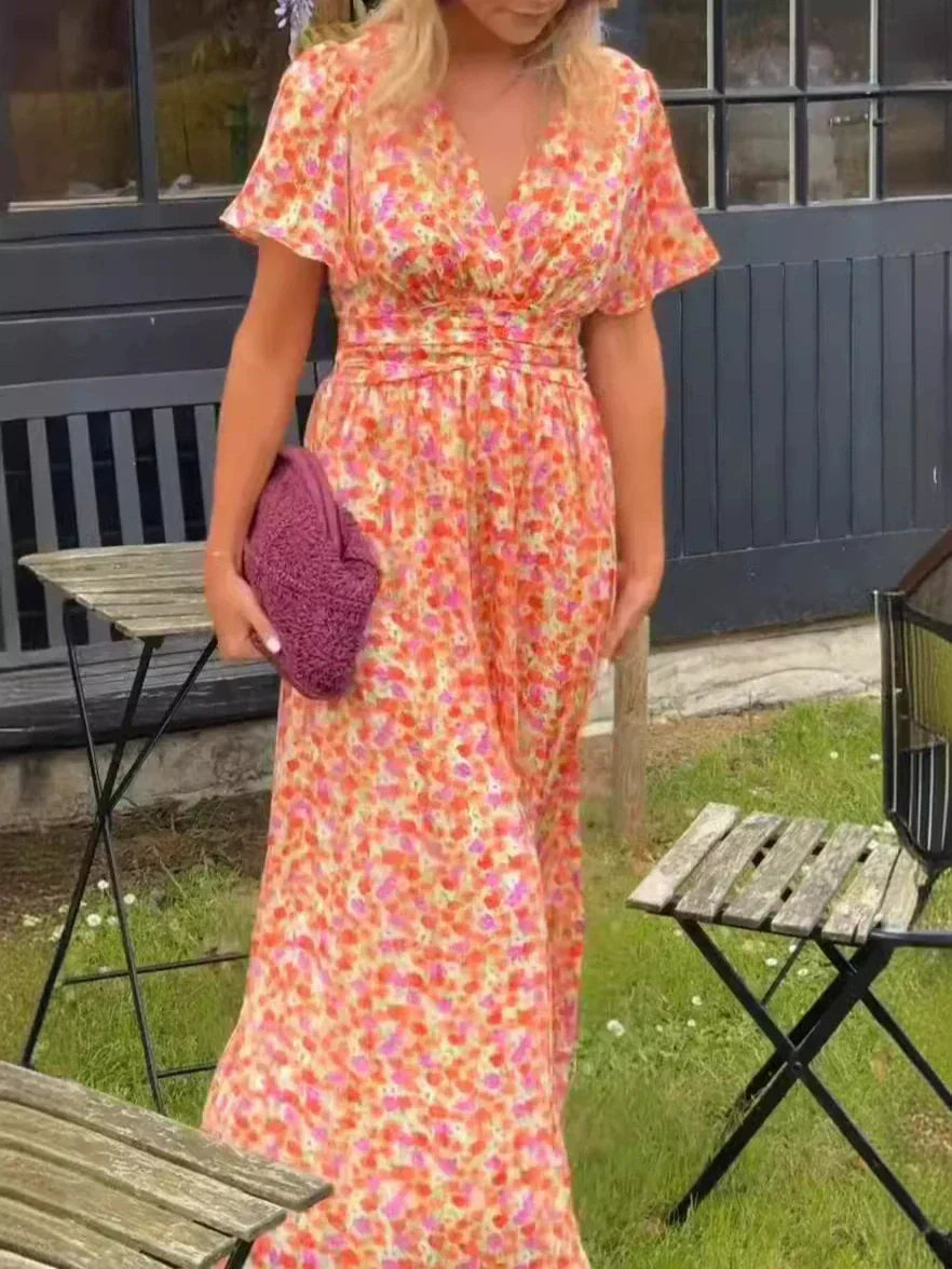 💐 🌻Zeitlich begrenzt 50% RABATT💖Süßes Vintage-Blumenkleid für Damen
