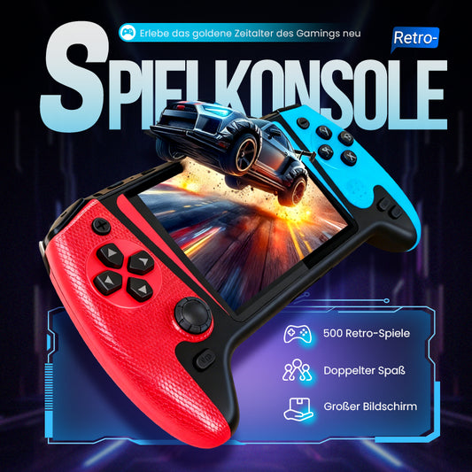🎮500-in-1 Großbildschirm-Handheld-Klassiker-Spielkonsole