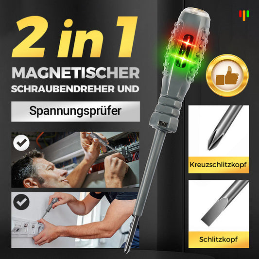 🔥🔥🔥2-in-1 Magnetischer Schraubendreher und Spannungsprüfer