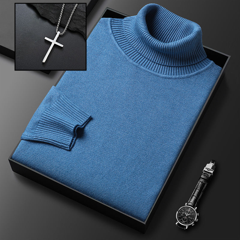 🧶 50% RABATT HOT SALE! ✨ Premium Kaschmirpulli Herren Einfarbig - Weiches Wohlfühlgarn mit Moderner Passform für Business & Freizeit 👔🎯