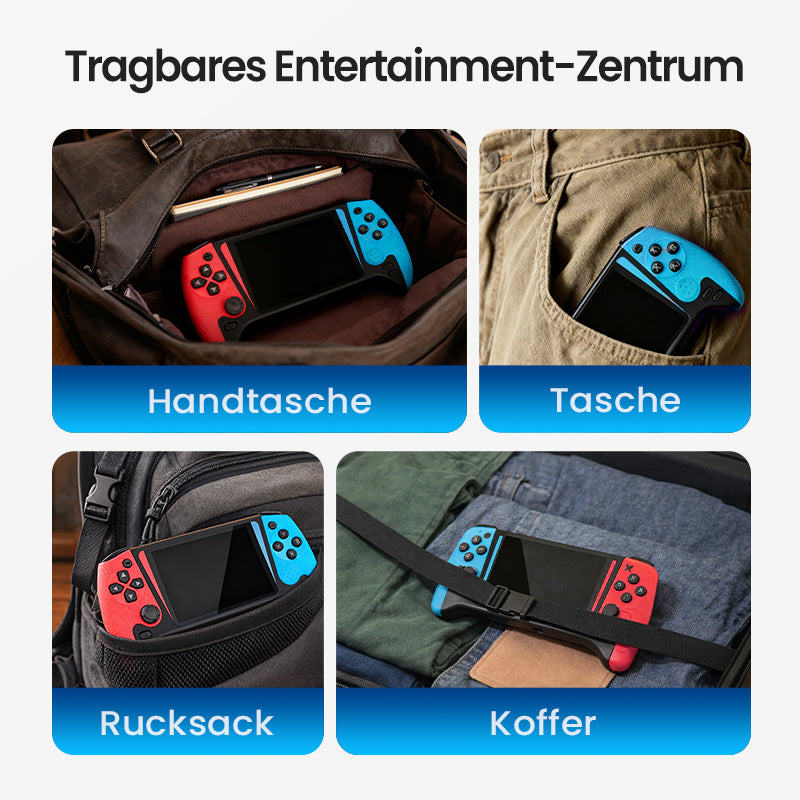 🎮500-in-1 Großbildschirm-Handheld-Klassiker-Spielkonsole