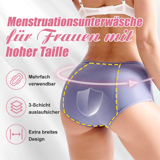 🌸Kaufe 1 und erhalte 3 Packungen🌸Hohe Taille Auslaufsicher Höschen