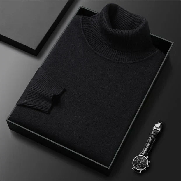 🧶 50% RABATT HOT SALE! ✨ Premium Kaschmirpulli Herren Einfarbig - Weiches Wohlfühlgarn mit Moderner Passform für Business & Freizeit 👔🎯