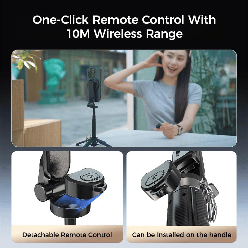 🏆  Vendita calda 50% di sconto ✨ Bastone selfie magnetico multifunzionale 4 in 1 con rotazione a 360°