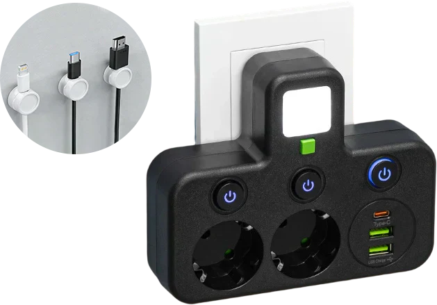 🔌💡Smarte Steckdosenleiste mit USB – Energie sparen, Komfort maximieren! ⚡✨ Praktisch, langlebig & nachhaltig für Ihr intelligentes Zuhause.