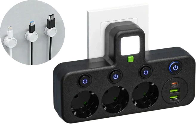 🔌💡Smarte Steckdosenleiste mit USB – Energie sparen, Komfort maximieren! ⚡✨ Praktisch, langlebig & nachhaltig für Ihr intelligentes Zuhause.