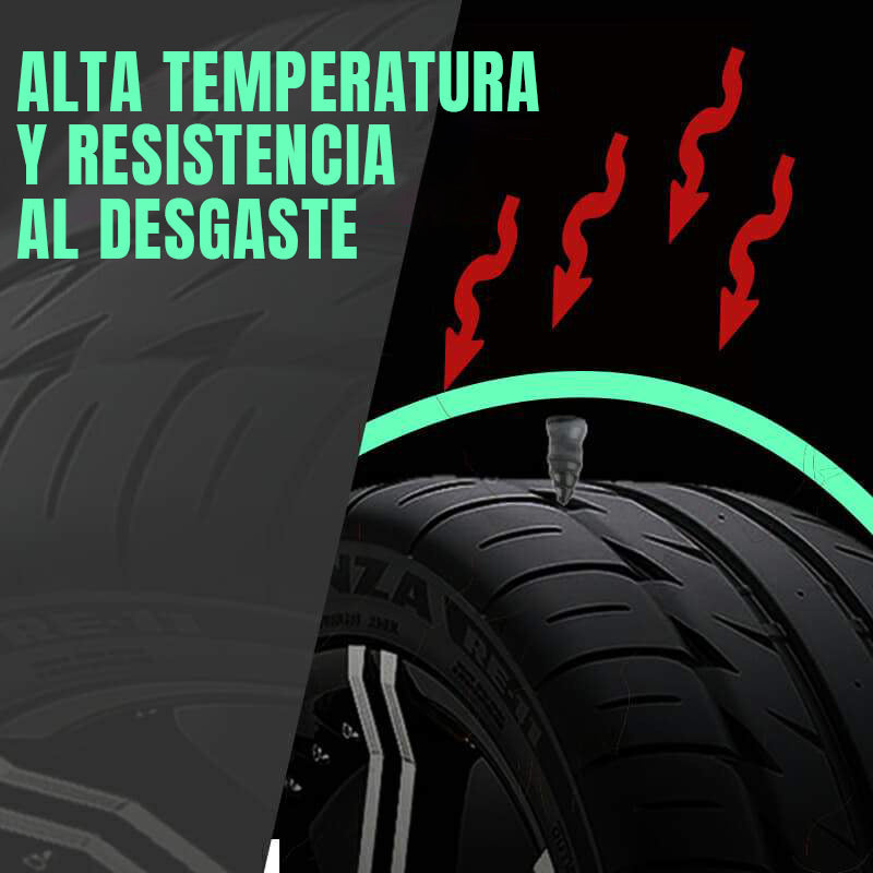 60-teiliges Reifen-Reparatur-Stopfen-Set, DIY-Reifenreparatur-Vakuum-Gumminagel-Set, für schnelle Reifenreparatur von Autos/Motorrädern/LKW/Traktoren mit Pannen.